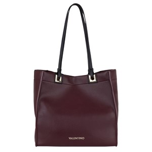 Valentino Bags Shopper Post Re Bordeaux m/svart