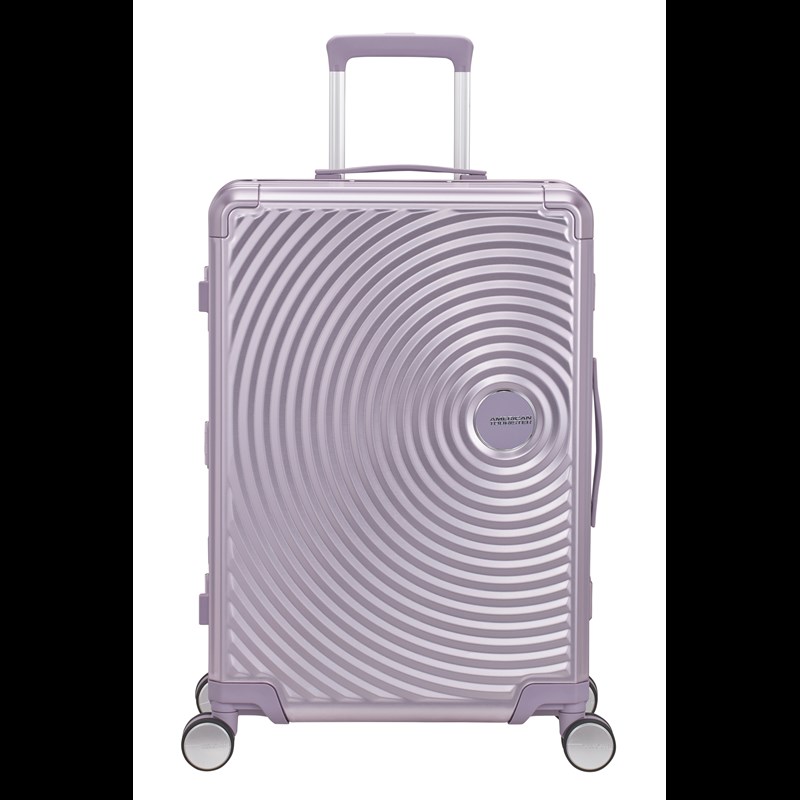 American Tourister Resväska Soundbox Alu Silver 68 Cm 1