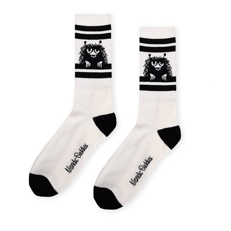 Nordic Buddies Herrstrumpor Retro Mumin  Svartvitt 1
