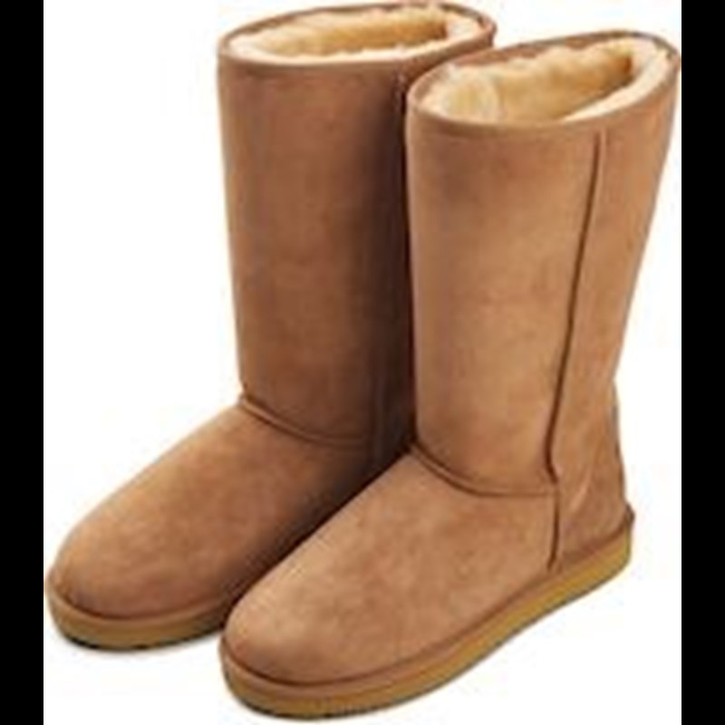 NATURES Collection Lammeskindsstøvle  Camel 39 1