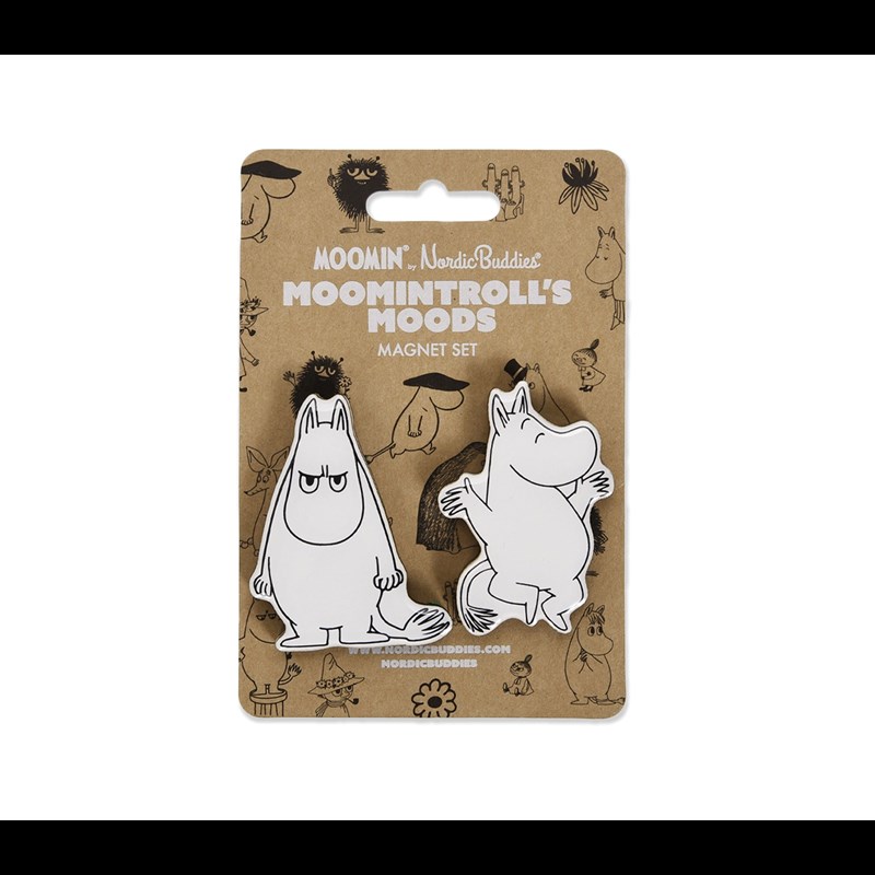 Nordic Buddies Magneter Mumintrollet  Vit 1