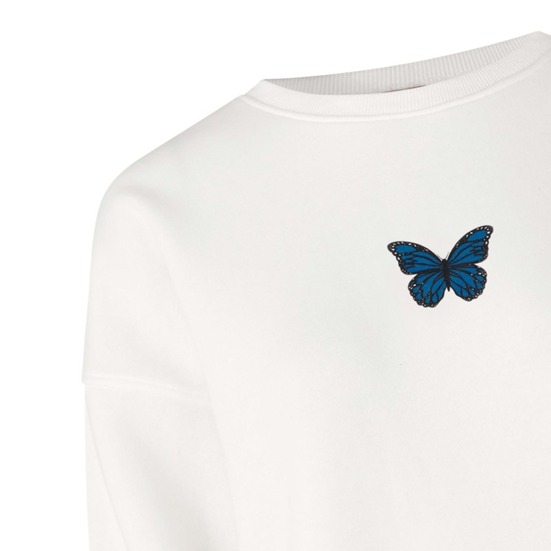 Rosemunde Sweatshirt Butterfly Hvid Str S 2