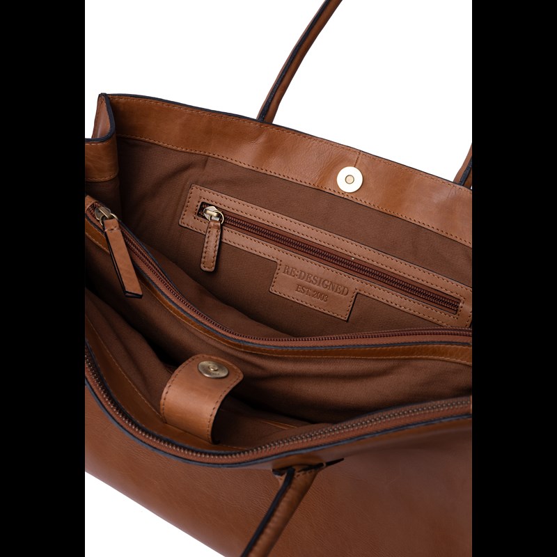 RE:DESIGNED Skuldertaske Ora Big Brun/brun 5