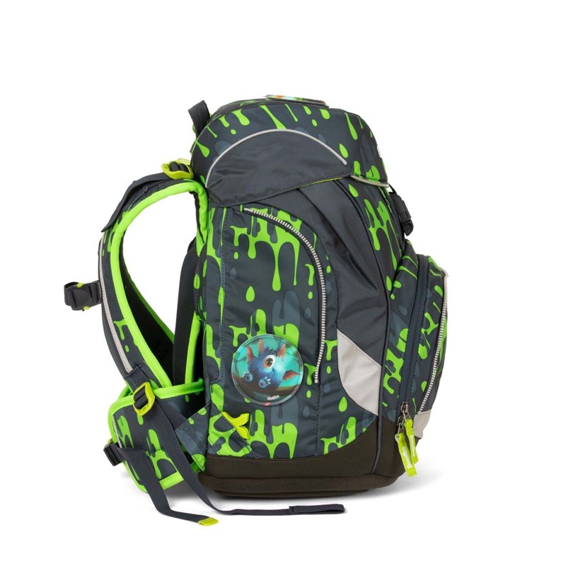 Ergobag Skoletaskesæt Pack Grå/grøn 3