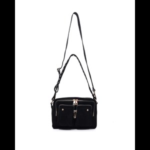 Núnoo Crossbody Ellie Suede Sort