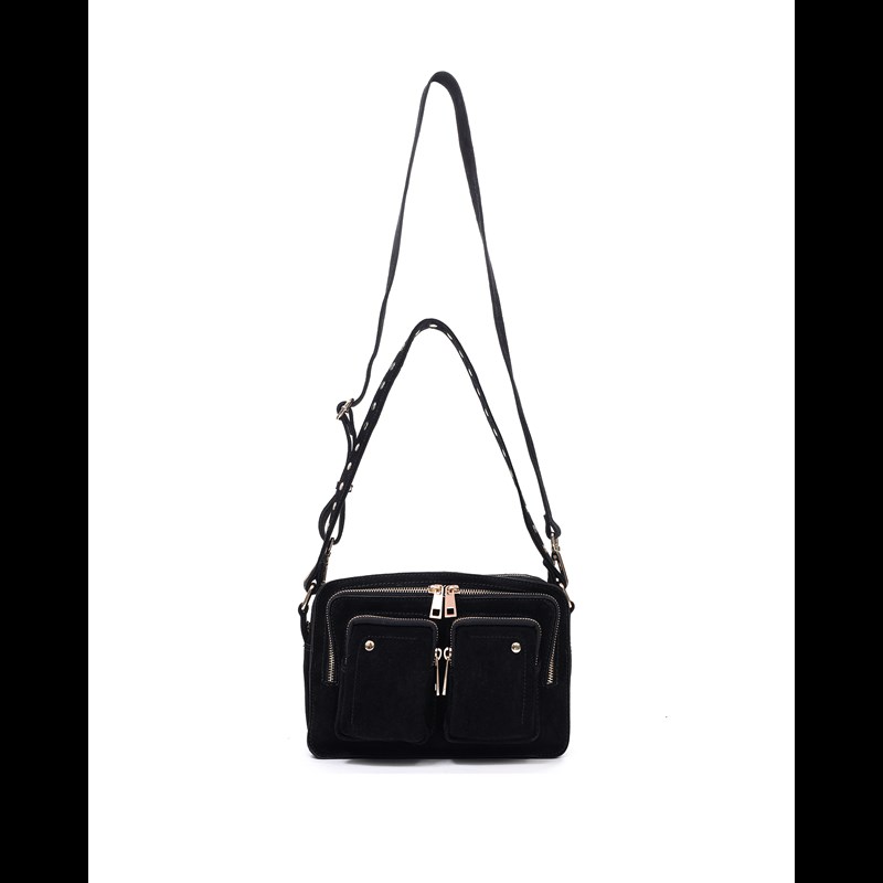 Núnoo Crossbody Ellie Suede  Svart 1