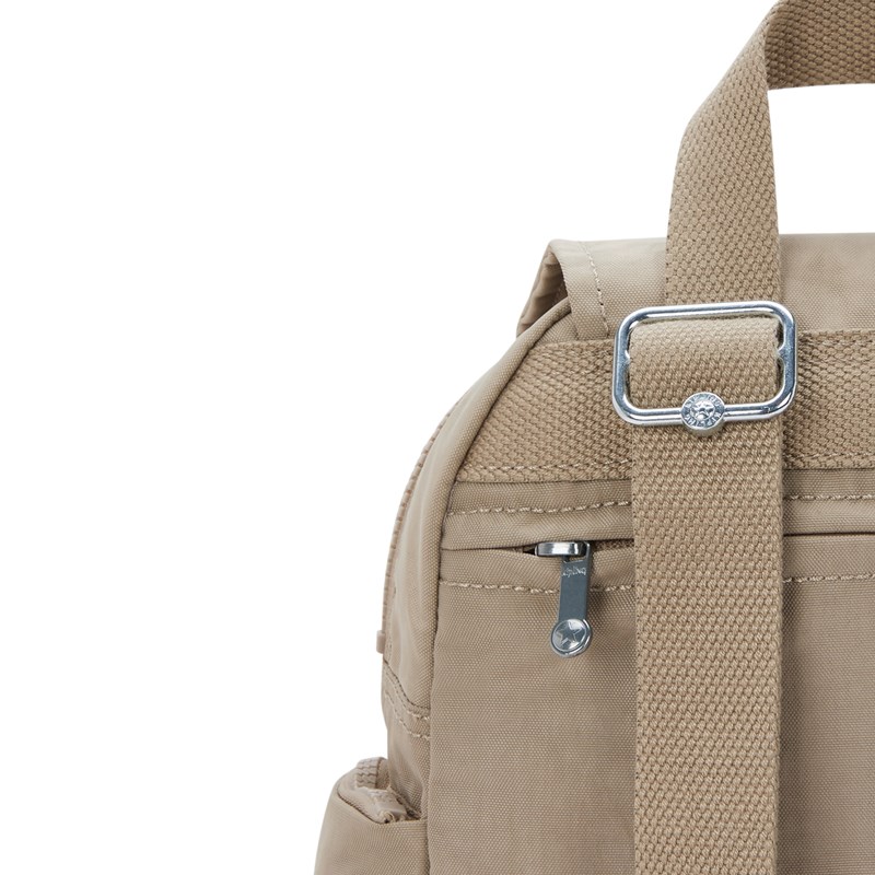 Kipling Ryggsäck City Zip Mini Taupe 6