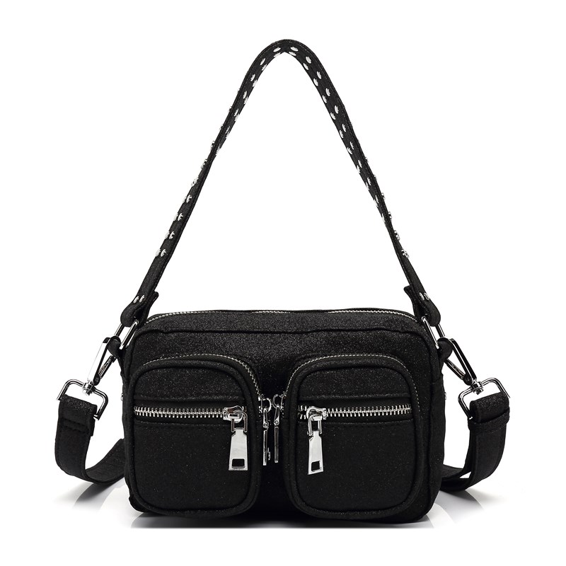 Noella Crossbody Kendra Glitter Sort/sølv 1