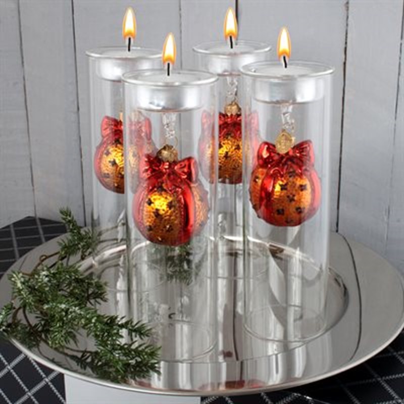 Brink Nordic Julekugle Mandarin Nellike Orange/rød 2