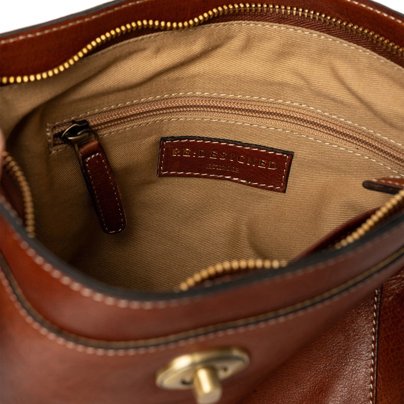 RE:DESIGNED Crossbody Moa Big Cognac 6