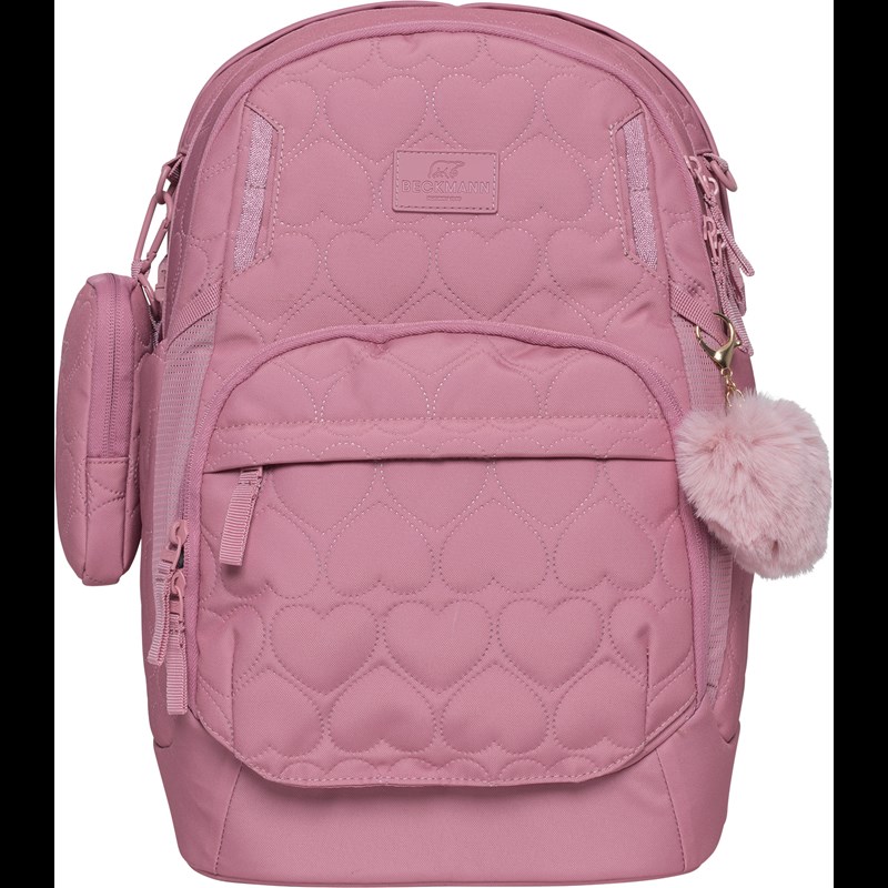 Beckmann Skoletaske Sport Air Heart  Rosa 1