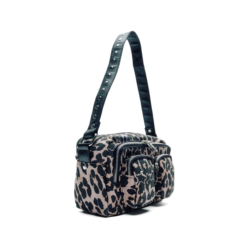 Núnoo Skuldertaske Ellie Leo  Leopard 3