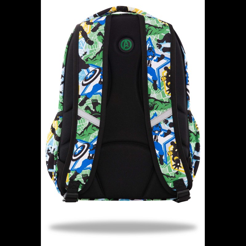 Coolpack Skoletaske Spark L LED  Grøn mønster 3