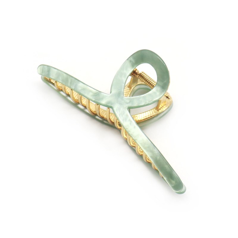 Conmé Hårspänne Rina, grönt L. Grön 2