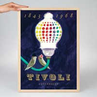 Antoni Legacy Plakat A3 Tivoli Blå A3