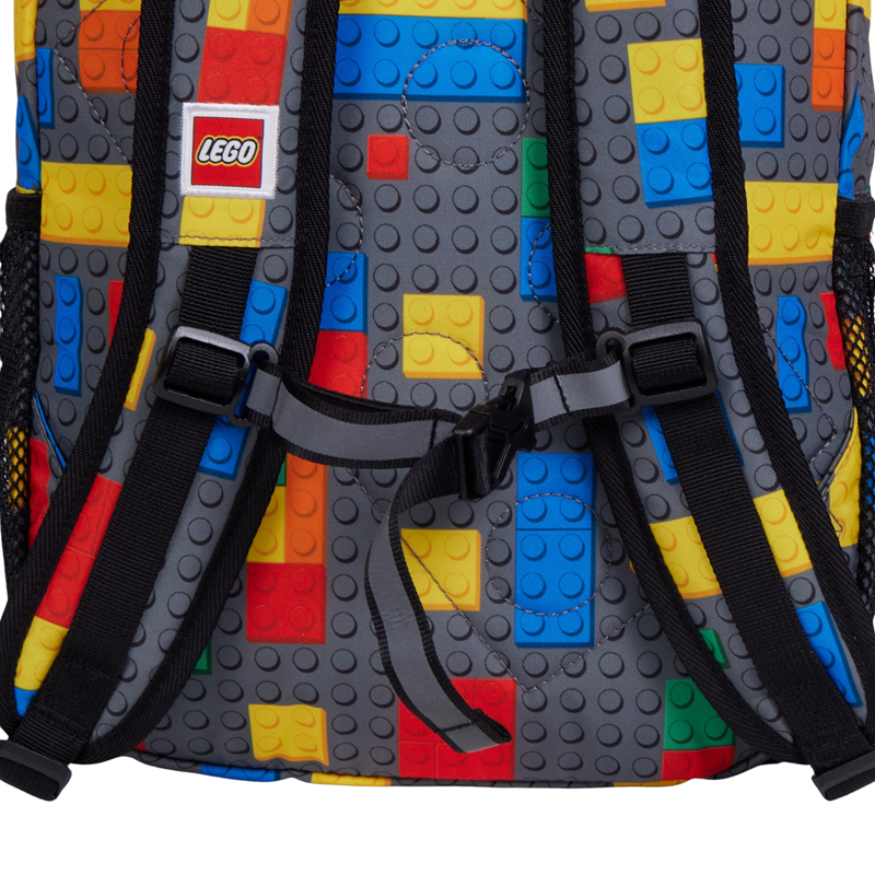LEGO Bags Rygsæk Colorful Bricks Grå tern 3