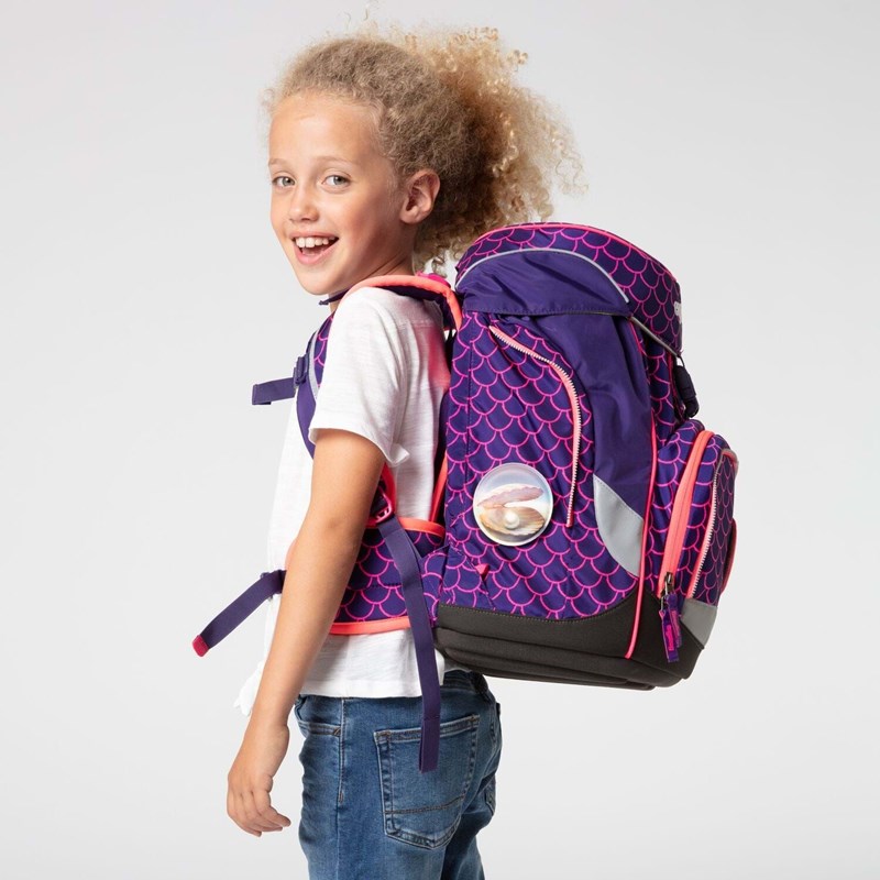 Ergobag Skoletaskesæt Pack Pearl DiveB Lilla/pink 7