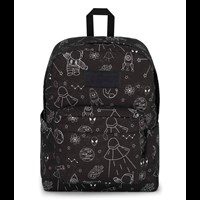 JanSport Rygsæk Superbreak Plus Sort m/mønster 15" 1