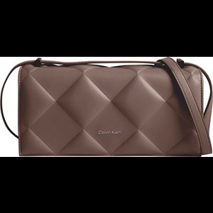 Calvin Klein Axelväska Diamant Quilt Brun