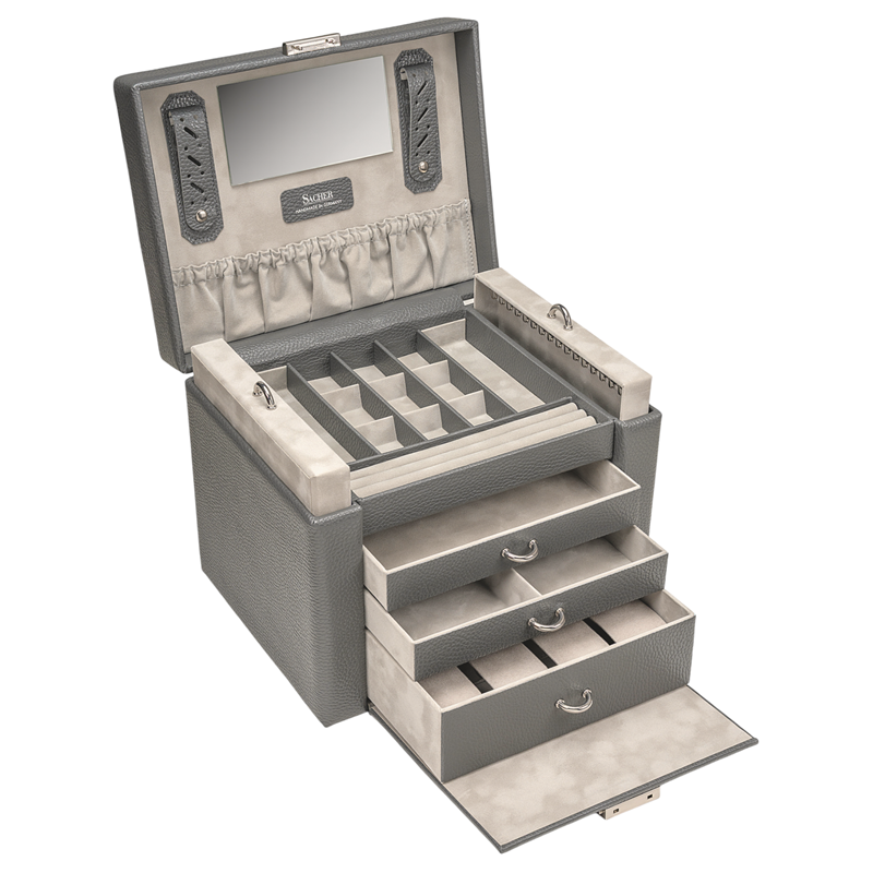 Sacher Smykkeskrin Large Grå 5