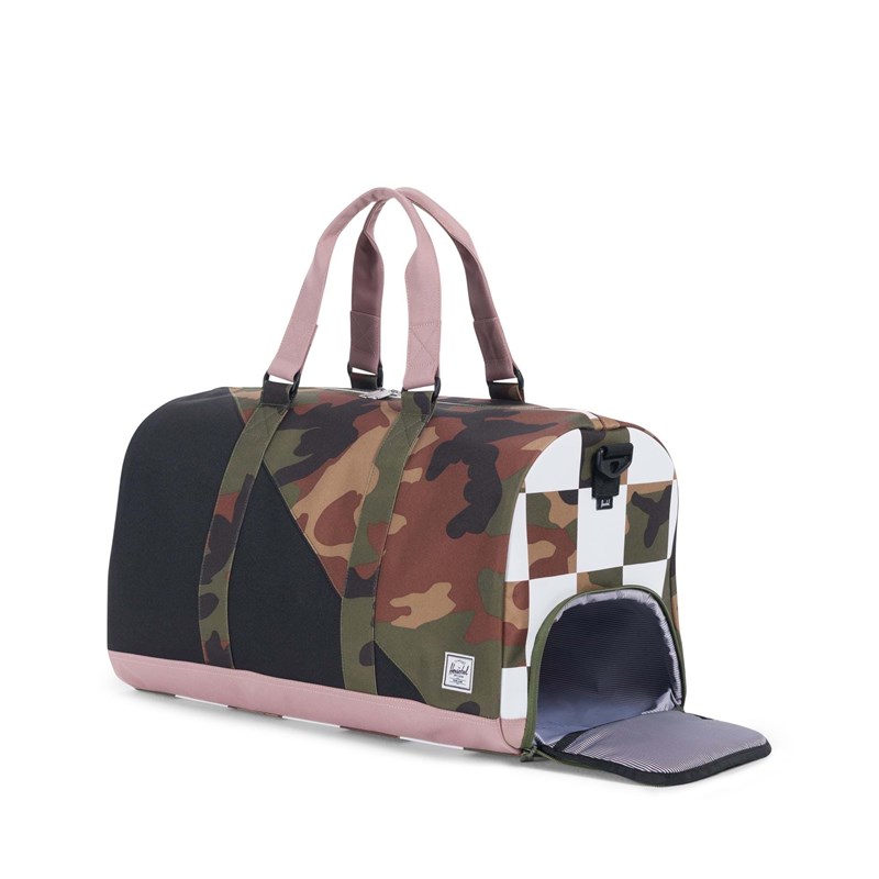 Herschel Sportstaske Novel Pink/Grøn 3