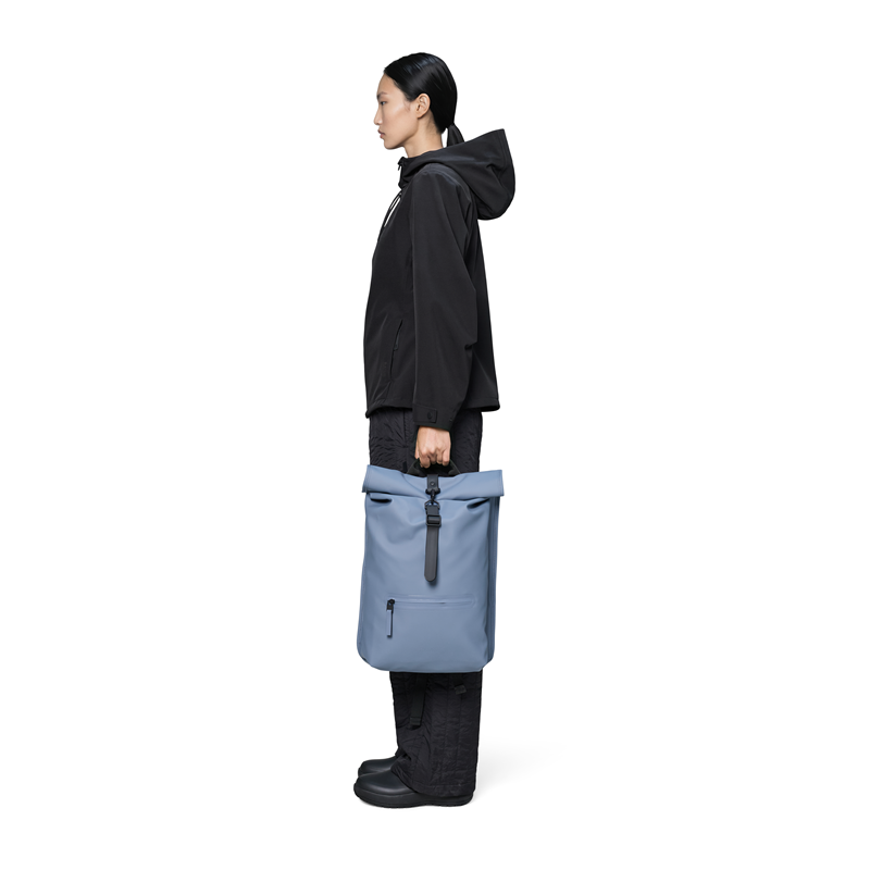 RAINS Rygsæk Rolltop Rucksack Grå/blå 2