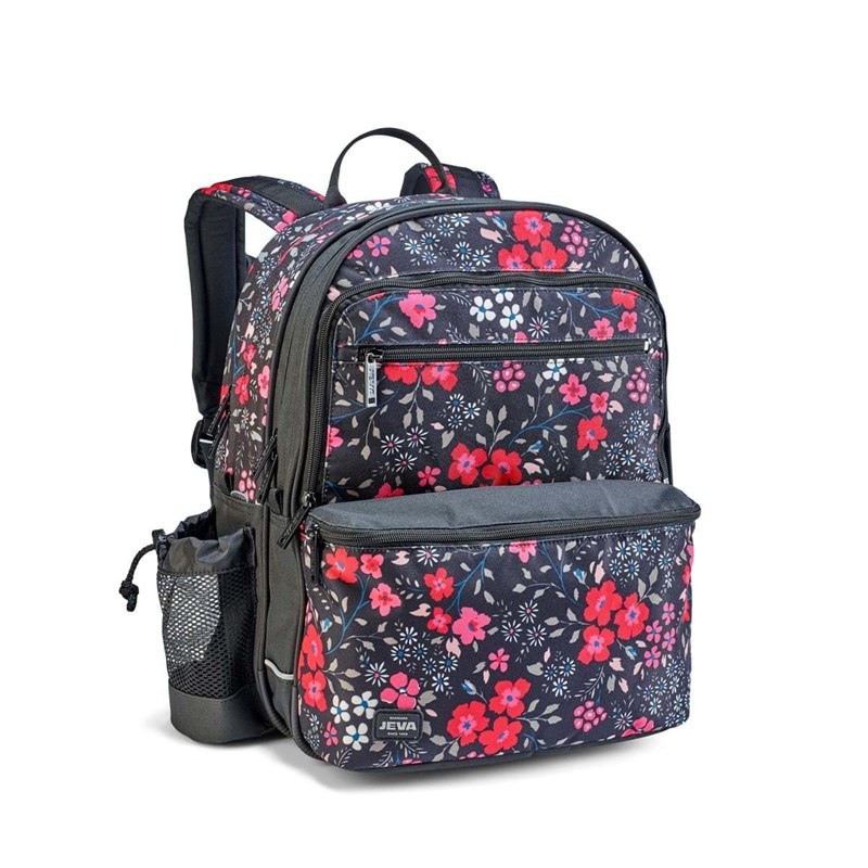 JEVA Rygsæk Square Coral Blomster Print 2