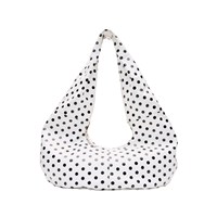 Núnoo Skuldertaske Big Alma Polka Sort/prikker 1