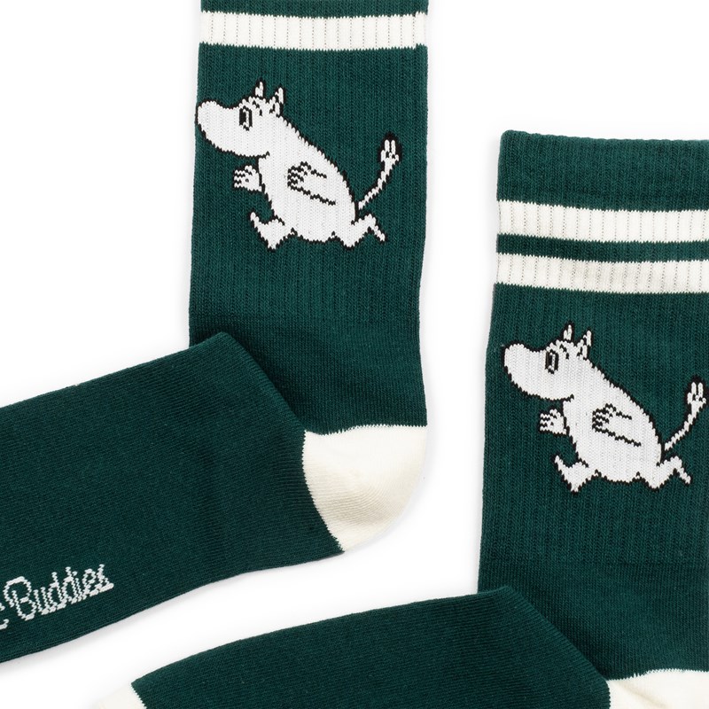 Nordic Buddies Herrestrømpe Mumitrold Retro Grøn Str. 40-46 3