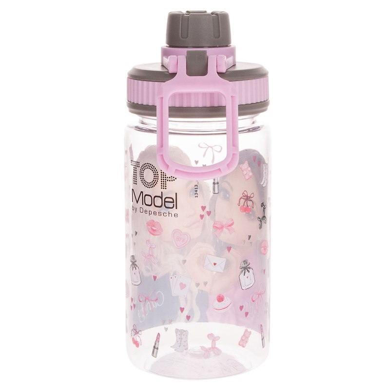 TOPModel Dricksflaska My BFF Transparent med mönster 3