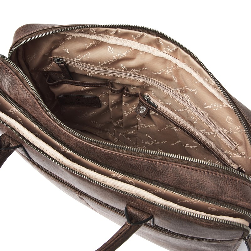 Castelijn & Beerens Datorväska RFID Mocca Brun 15" 8