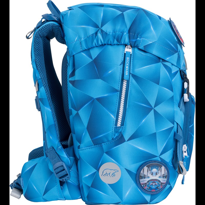 Beckmann Skolväskeset Classic Bl. Light Blå/Röd 4