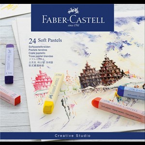 Faber-Castell Kridt Soft Pastel 24 stk. Multi
