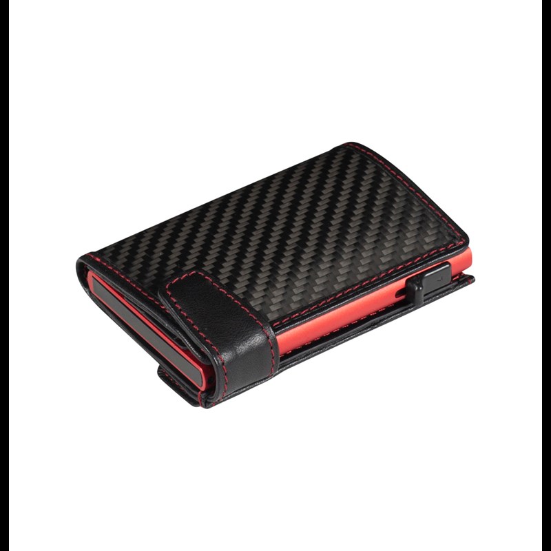 Tony Perotti Kreditkortholder Carbon Furbo Sort/Rød 2