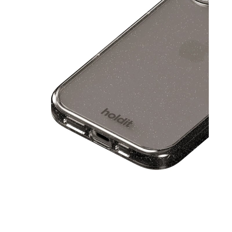 Holdit Mobilcover Glitter Sort Iphone 16 4