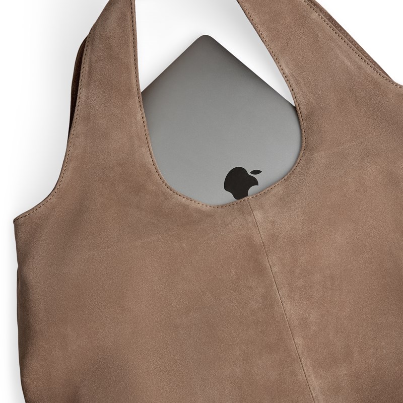 MARKBERG Shopper Laurinembg Suede Mocca Brun 14" 7
