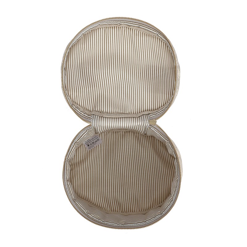 Conmé Beauty bag rund Soft Flower Beige 4