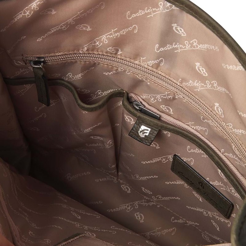 Castelijn & Beerens Rygsæk Laptop Backpack Army Grøn 15" 4