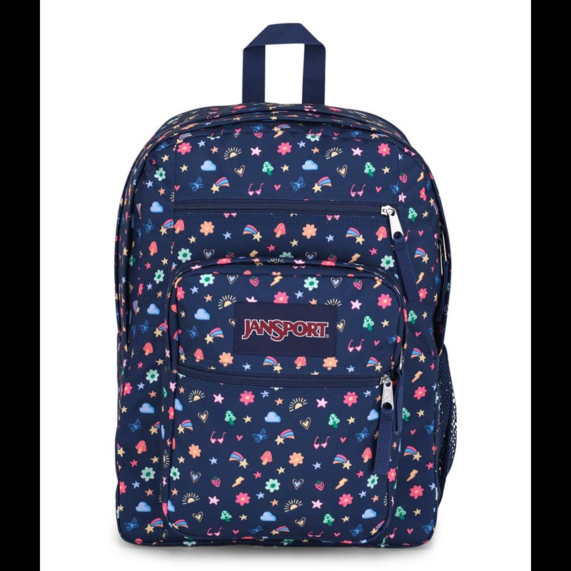 JanSport Ryggsäck Big Student Svart med mönster 15" 1