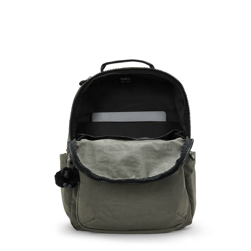 Kipling Ryggsäck Seoul Grön 15" 4