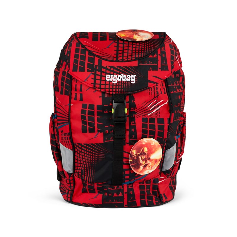 Ergobag Ryggsäck Mini Fire Röd/Svart 1