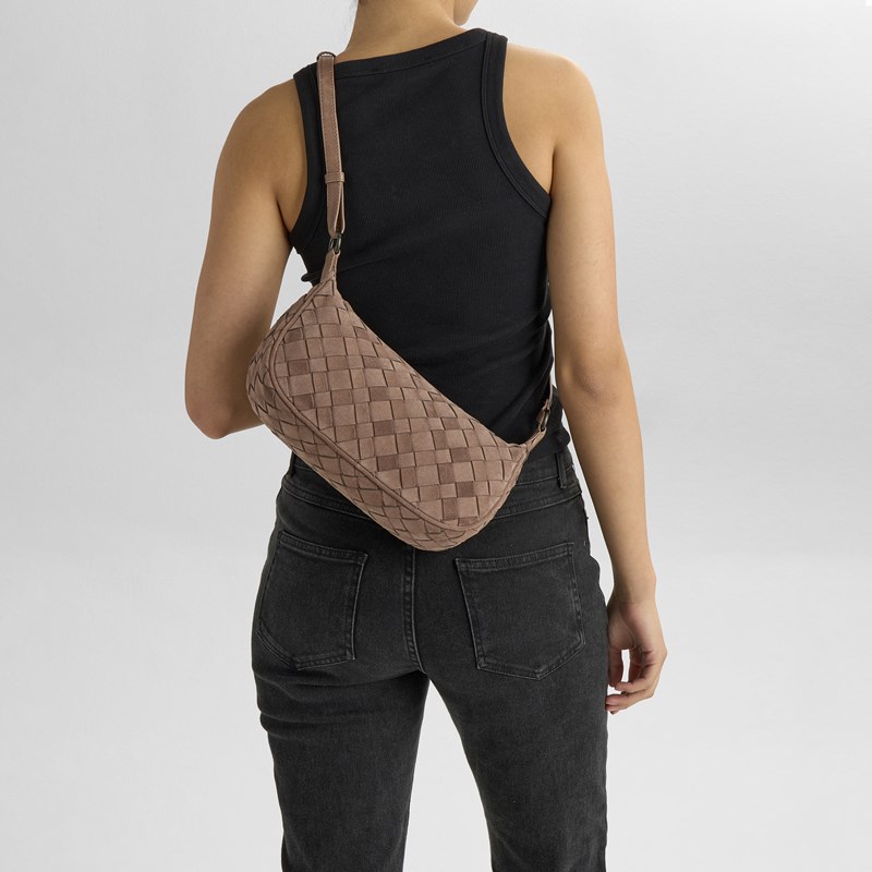 MARKBERG Crossbody Mini Musembg Weave Mocca Brun 6