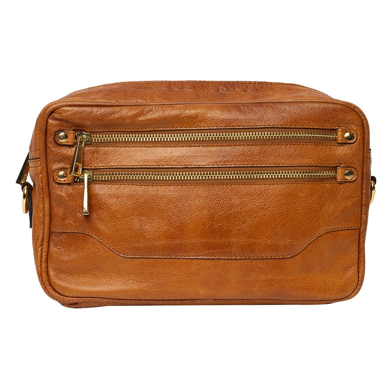 RE:DESIGNED Crossbody Greyson Big Cognac 1