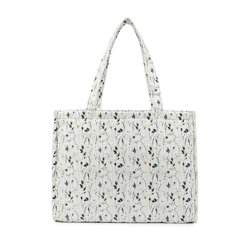 Conmé Shopper Watercolor Floral Vit blomning 3