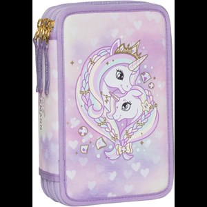 Beckmann Penalhus Unicorn Princ. 3-lags Lilla/pink