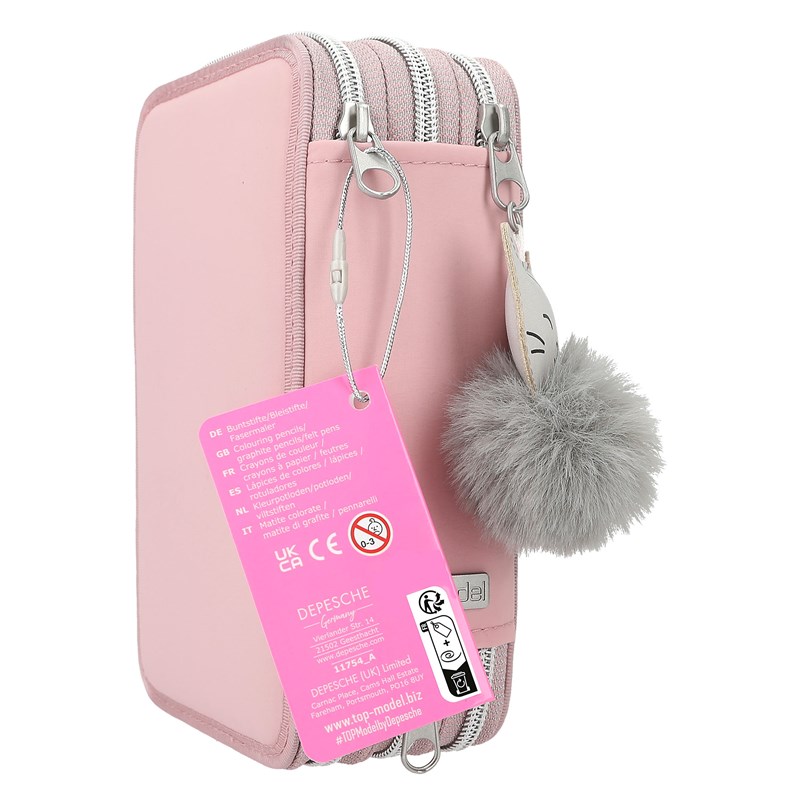 TOPModel Penalhus 3-lags Kitty Lyserød 8