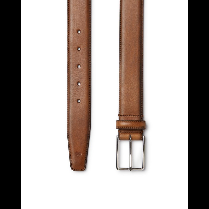Saddler Læderbælte Dosso Brun 85 Cm 3