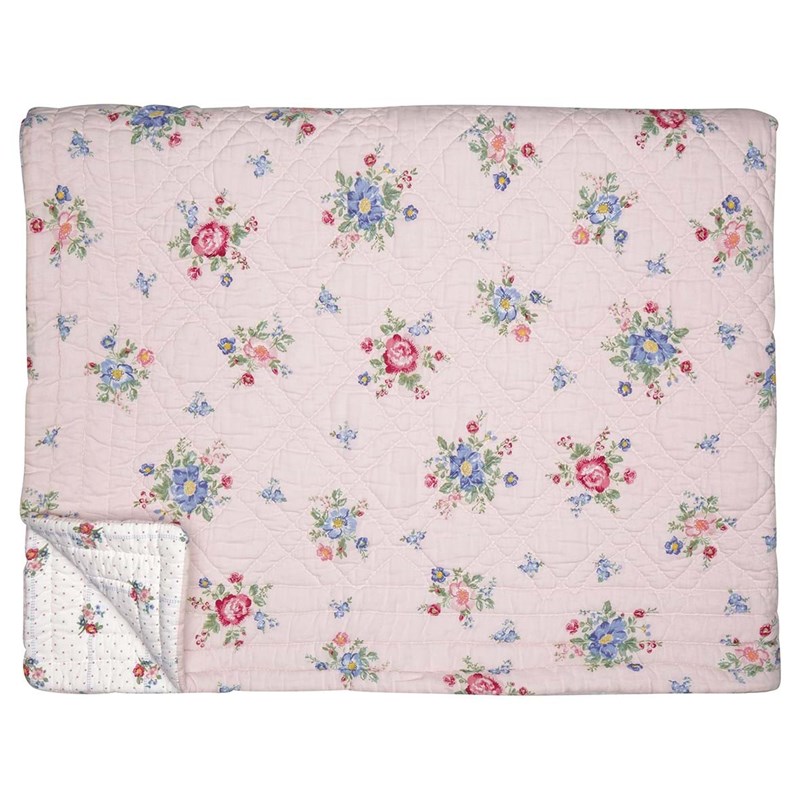 GreenGate Sengetæppe Roberta L.Rød