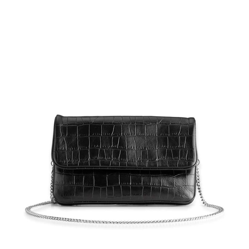 Markberg Clutch Crystal Clutch Croco Sort 1