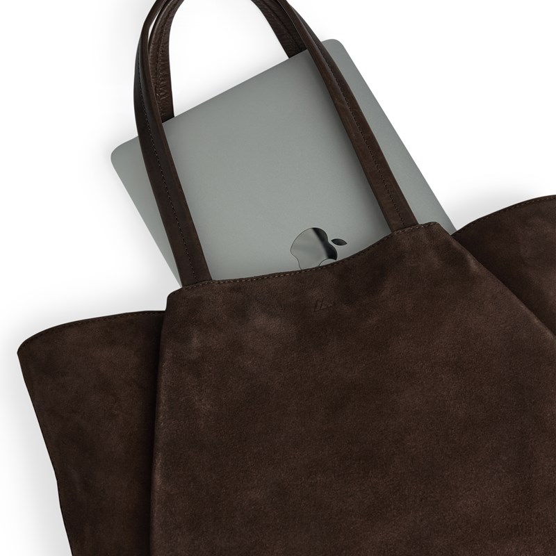 MARKBERG Shopper Sayambg Suede M. Brun 15" 6